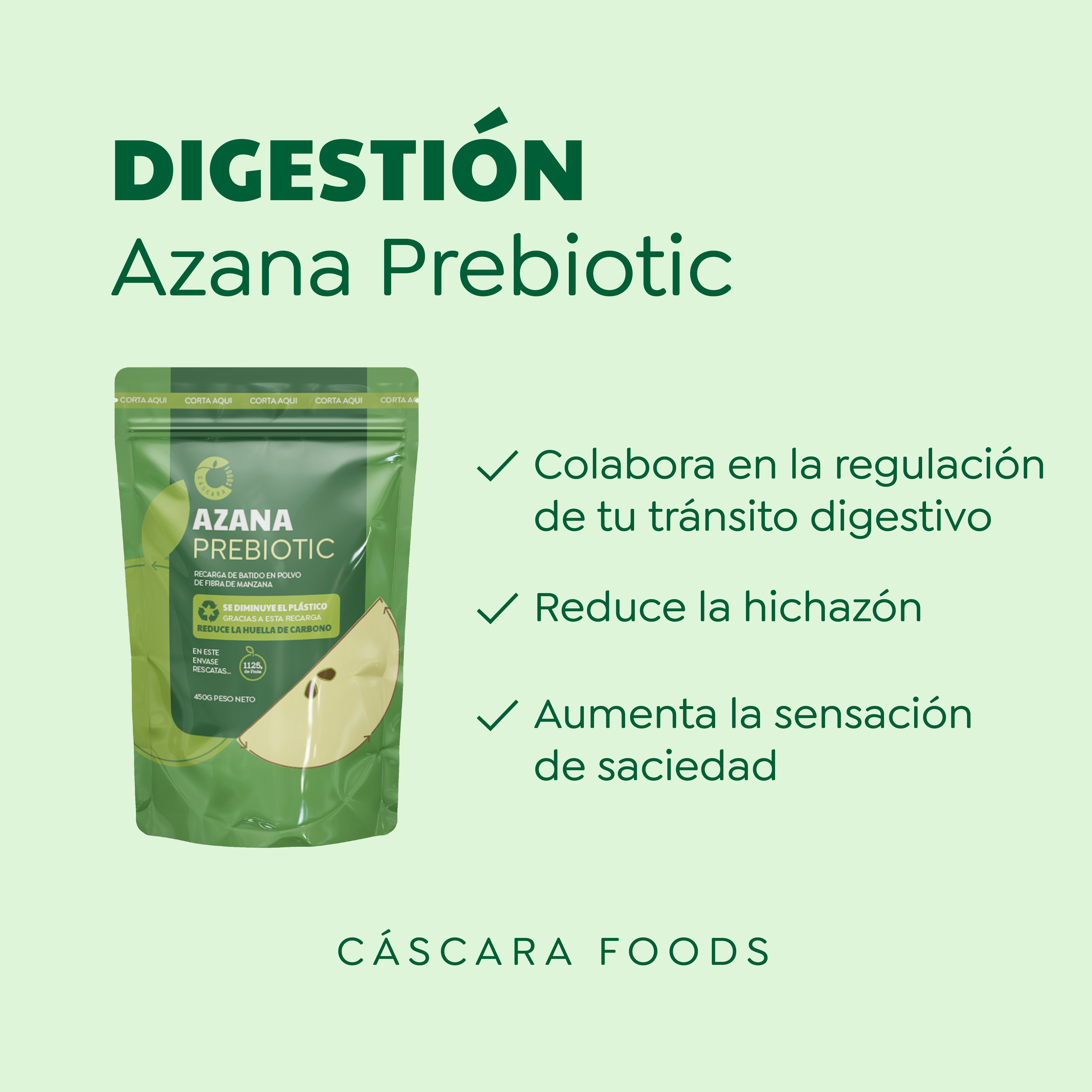 Azana Prebiotic 35 días Recarga