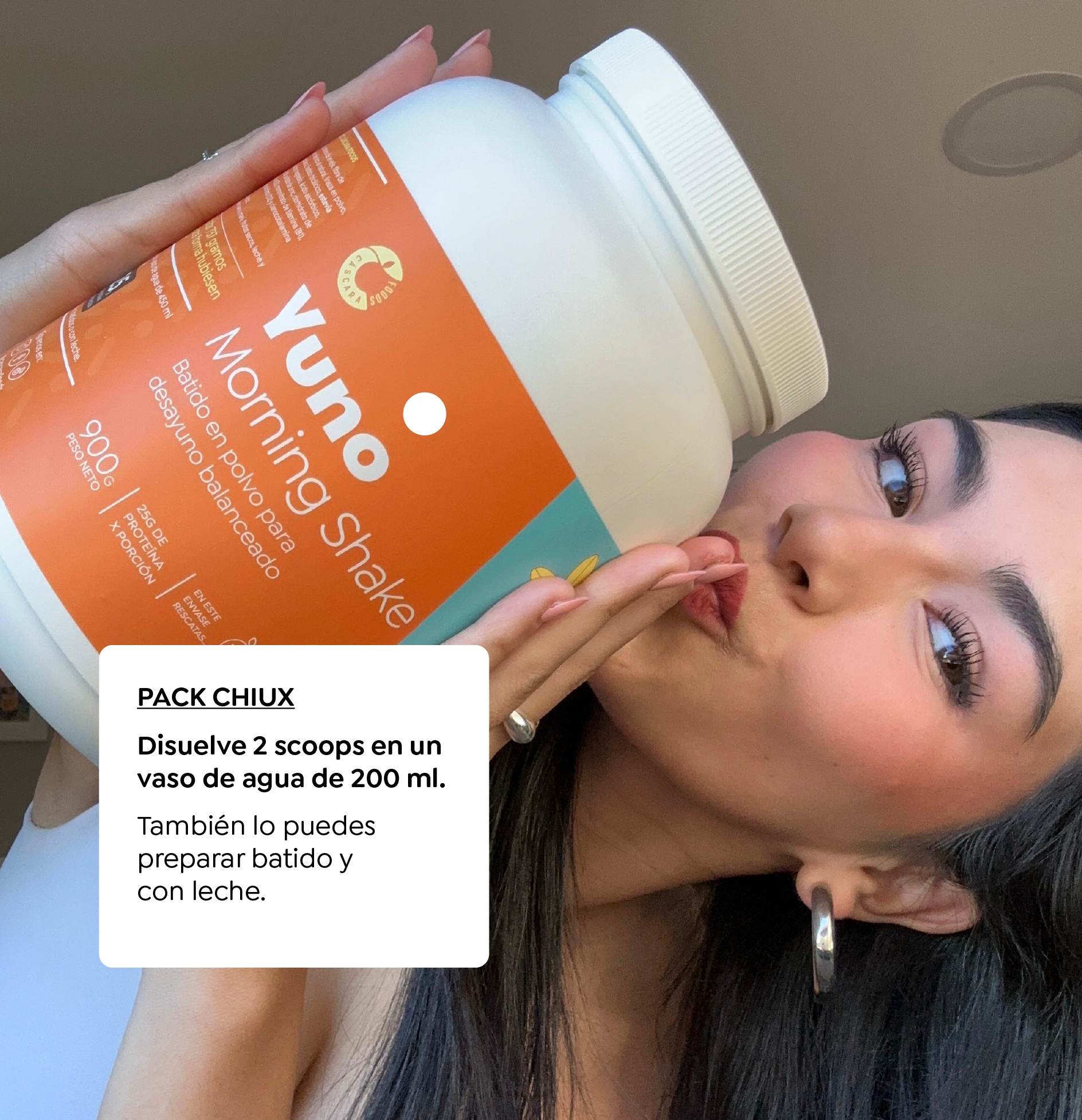 Pack Chiux: 1 Colágeno Antiox + 1 Yuno Morning Shake Vainilla Blizz + 4 Sachet de Azana Prebiotic