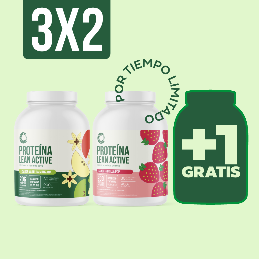 Proteína Vegetal Lean Active 60 días + Una prote GRATIS