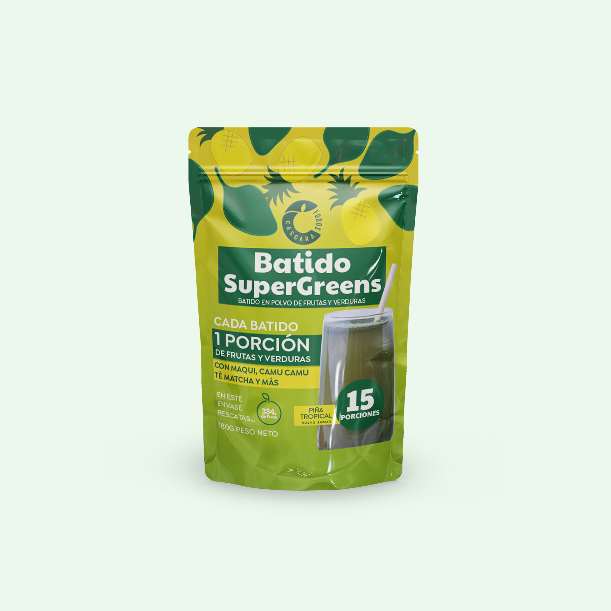 Batido SuperGreens 15 días Doypack