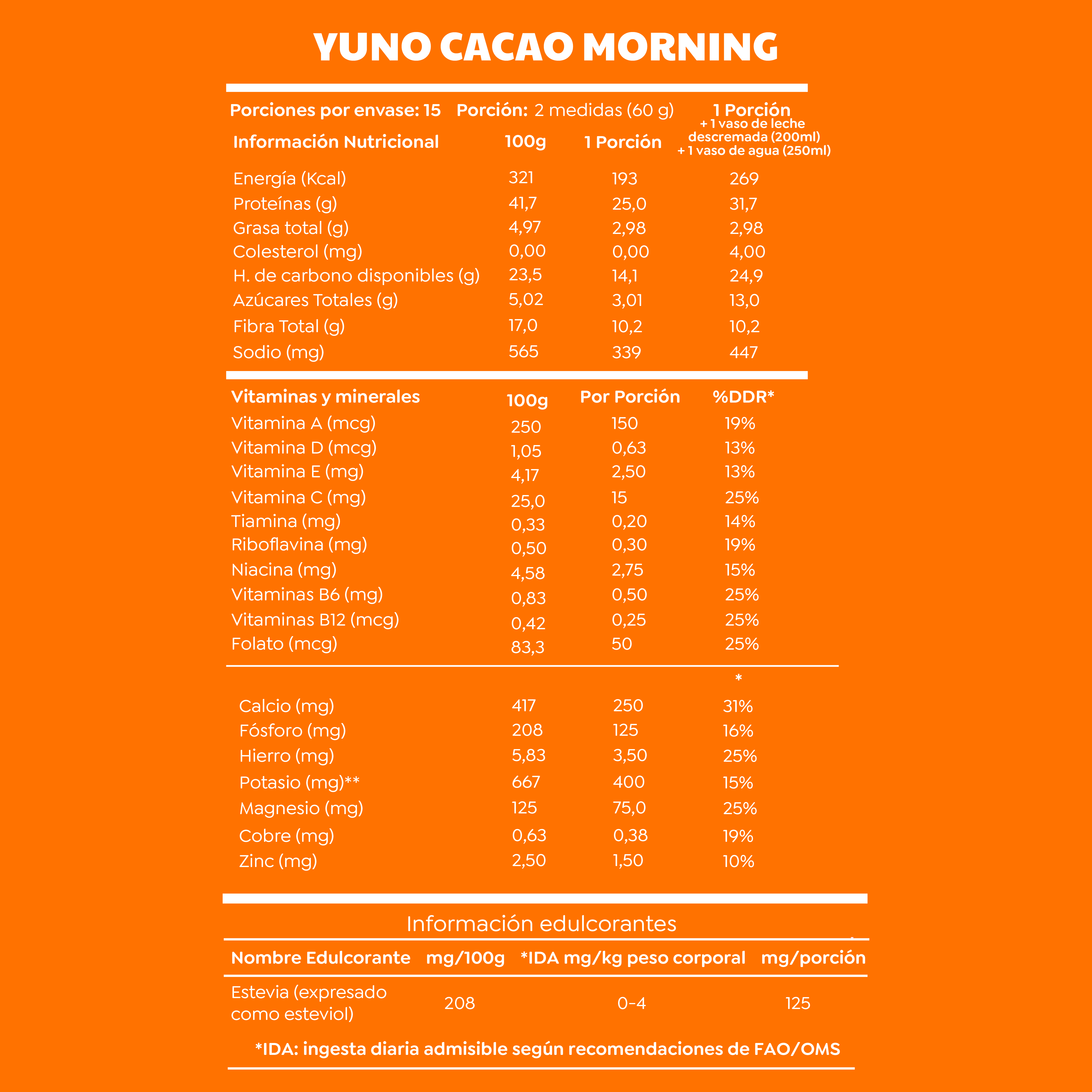 Yuno Morning Shake 30 días