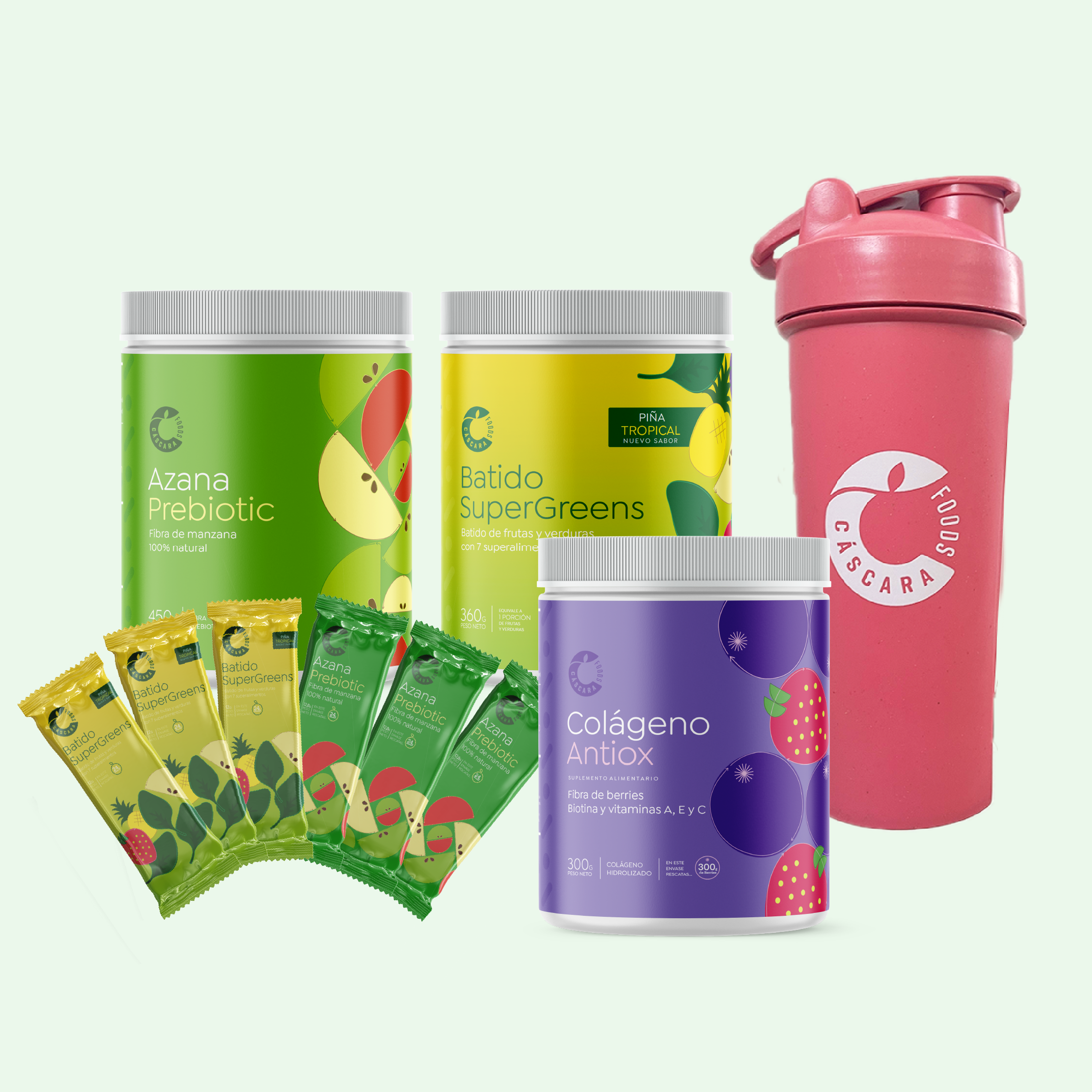 Pack Nutrición 360: Más vendidos + Ecoshaker + Envío gratis