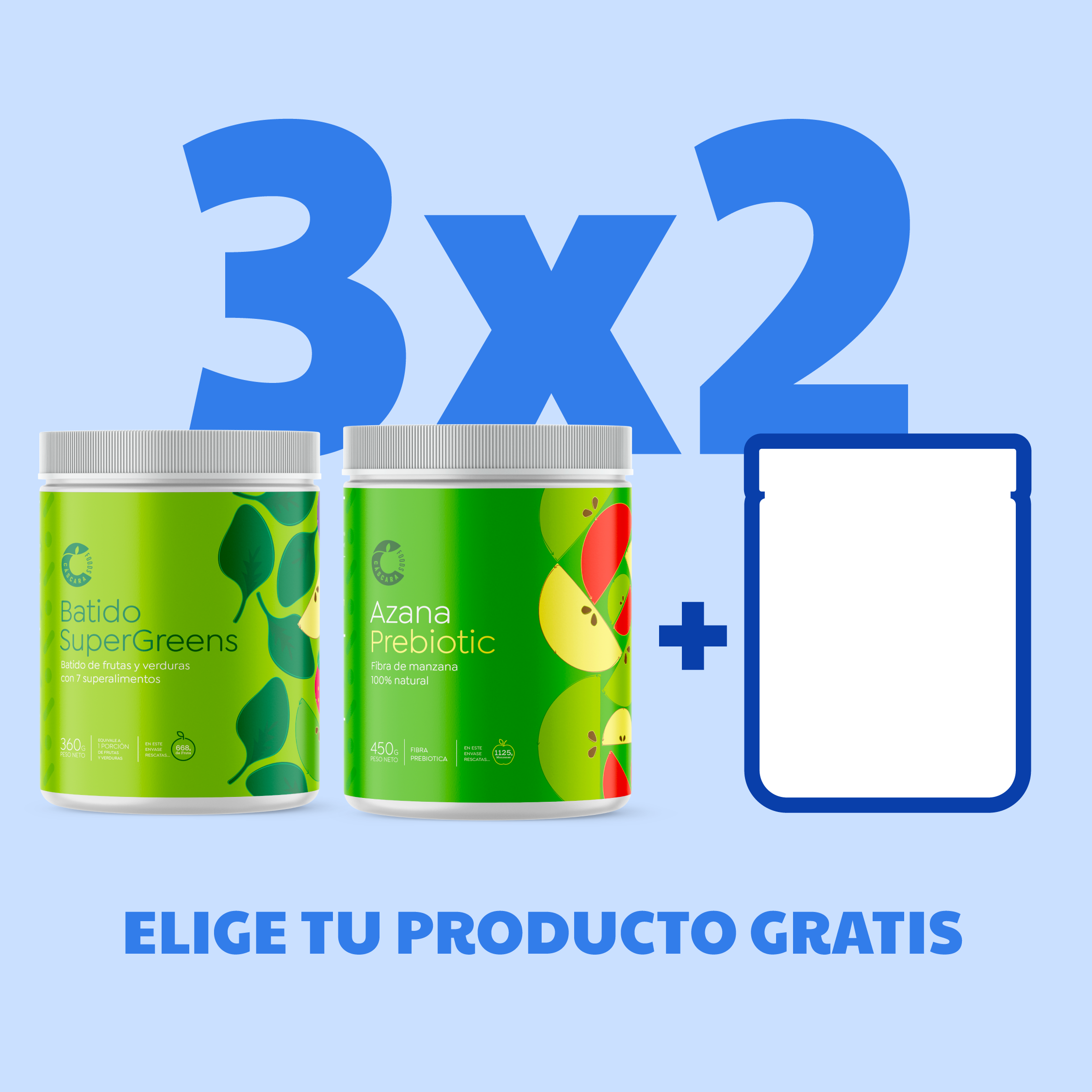 Pack Detox SuperGreens + Azana Prebiotic