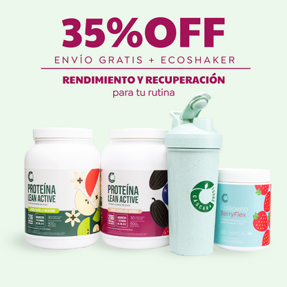 Pack Nutrición & Rendimiento: 2 Proteínas + Colágeno Berryflex + Ecoshaker + Envío Gratis