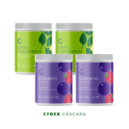 Súper pack Colágeno Antiox + Batido SuperGreens