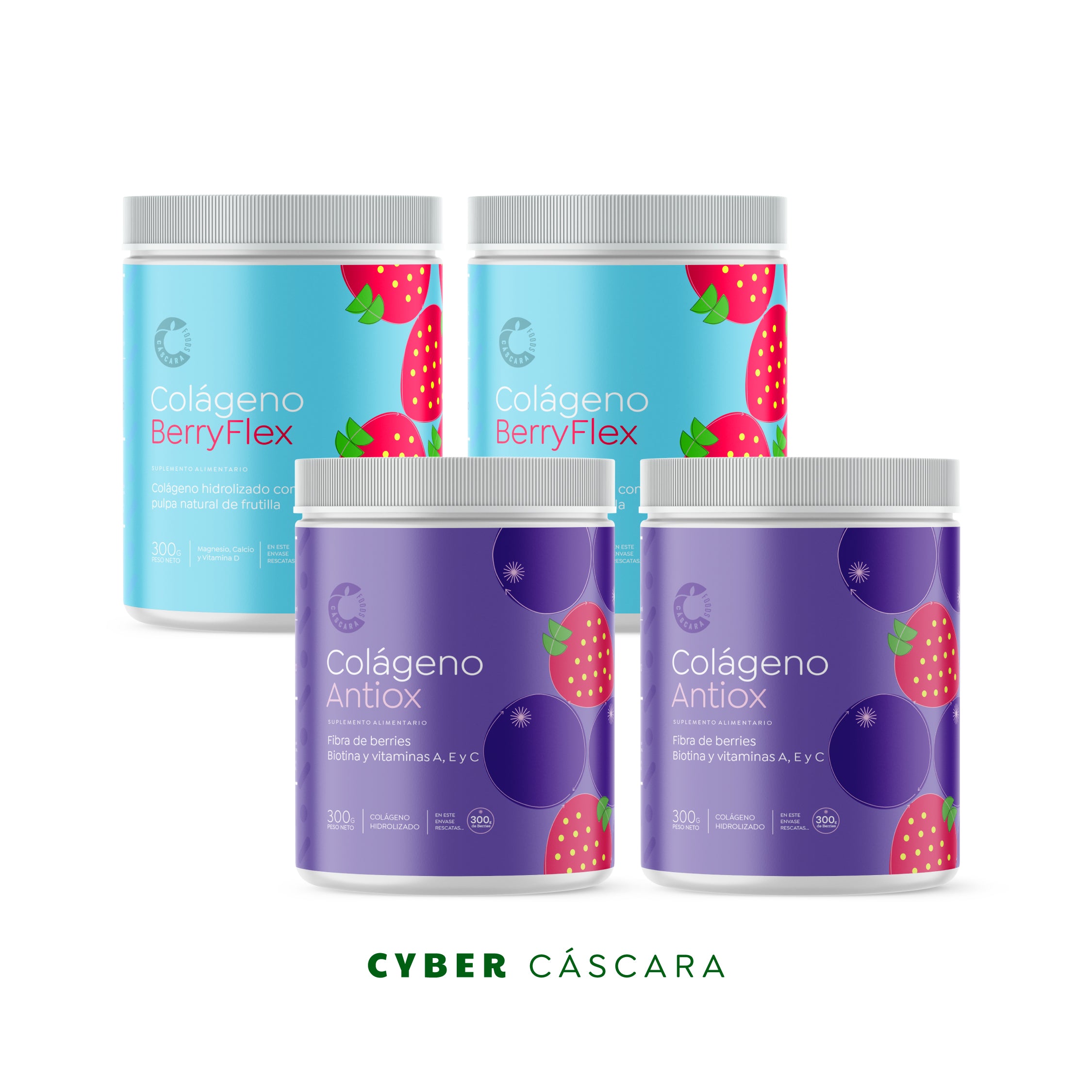 Super Pack Mix Colágeno BerryFlex + Antiox