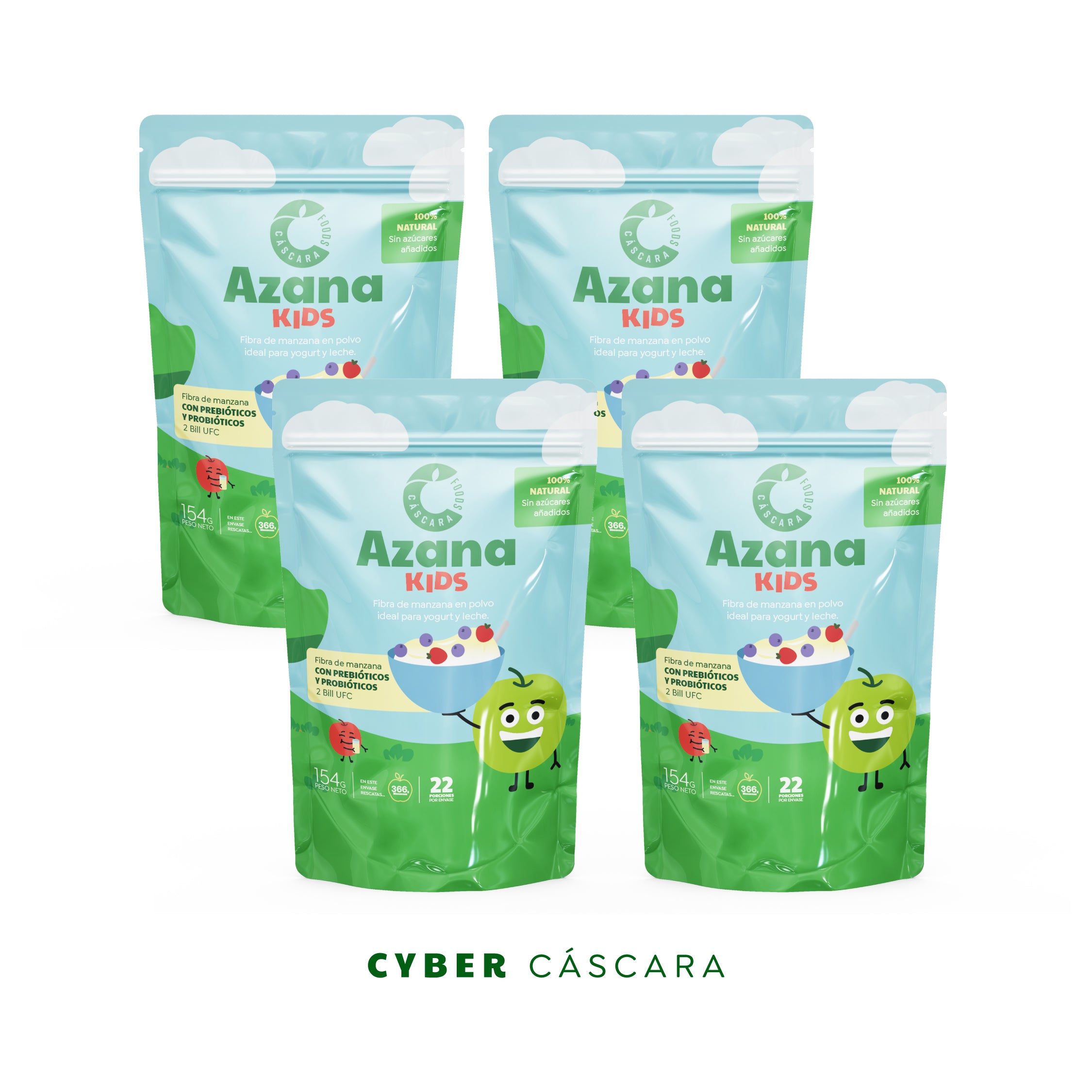 Pack 4x Azana Kids