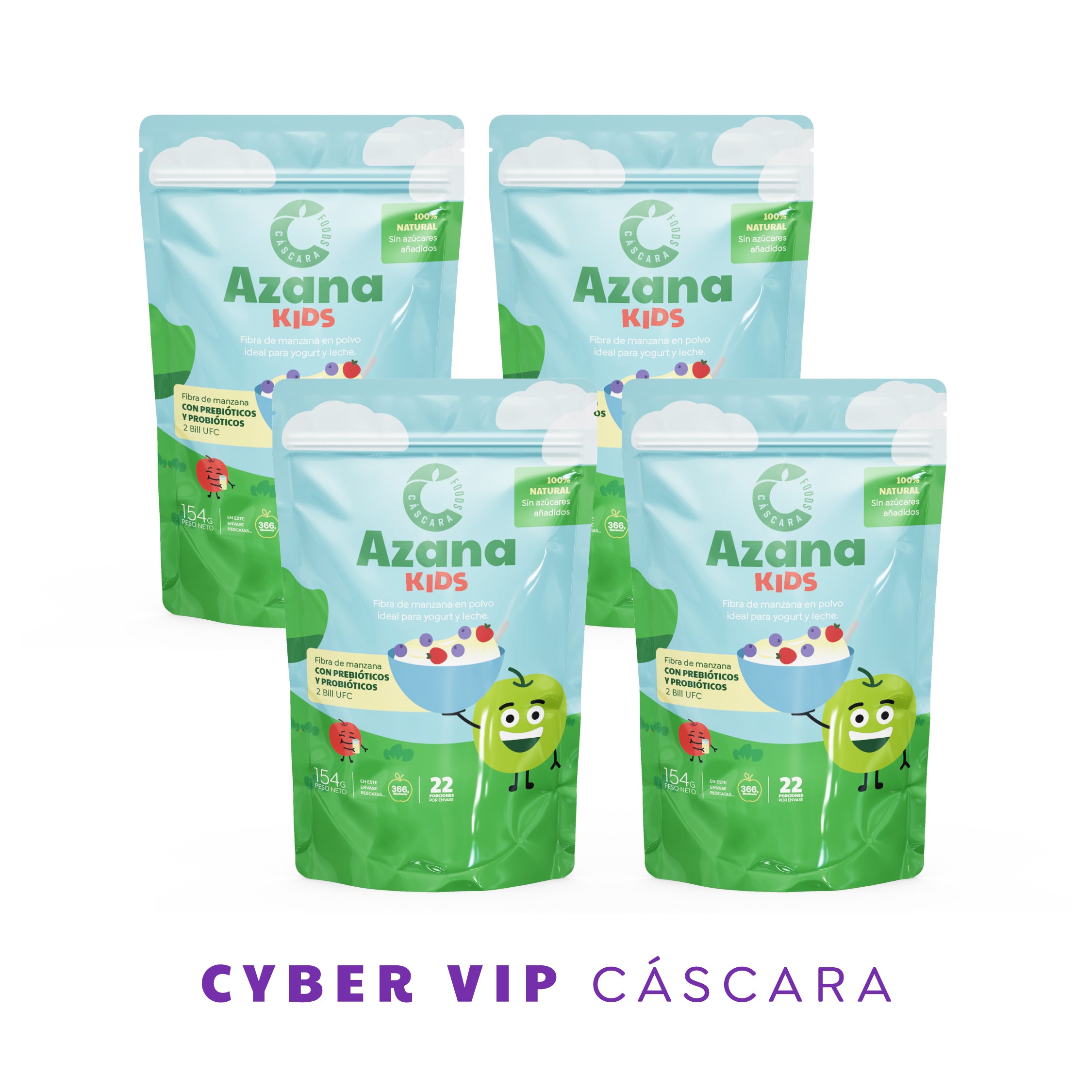 Pack 4x Azana Kids
