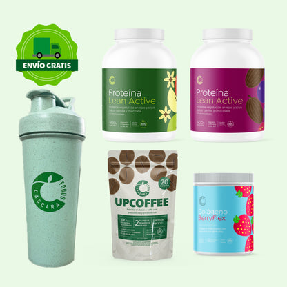 Pack Nutrición & Rendimiento: 2 Proteínas + Colágeno Berryflex + Ecoshaker + Envío Gratis