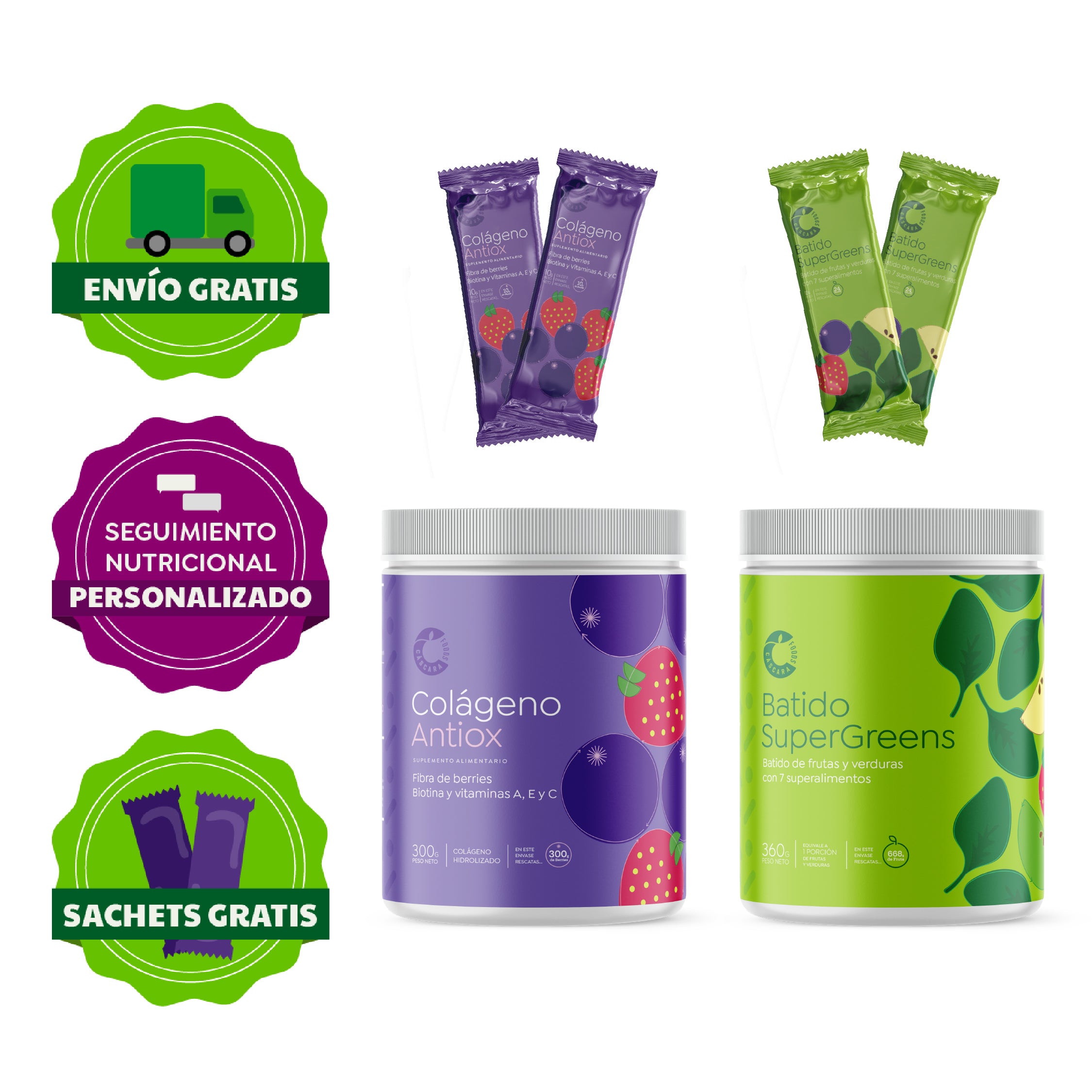 Kit de Inicio: Prueba Cáscara + Envío y Sachets gratis 🎁