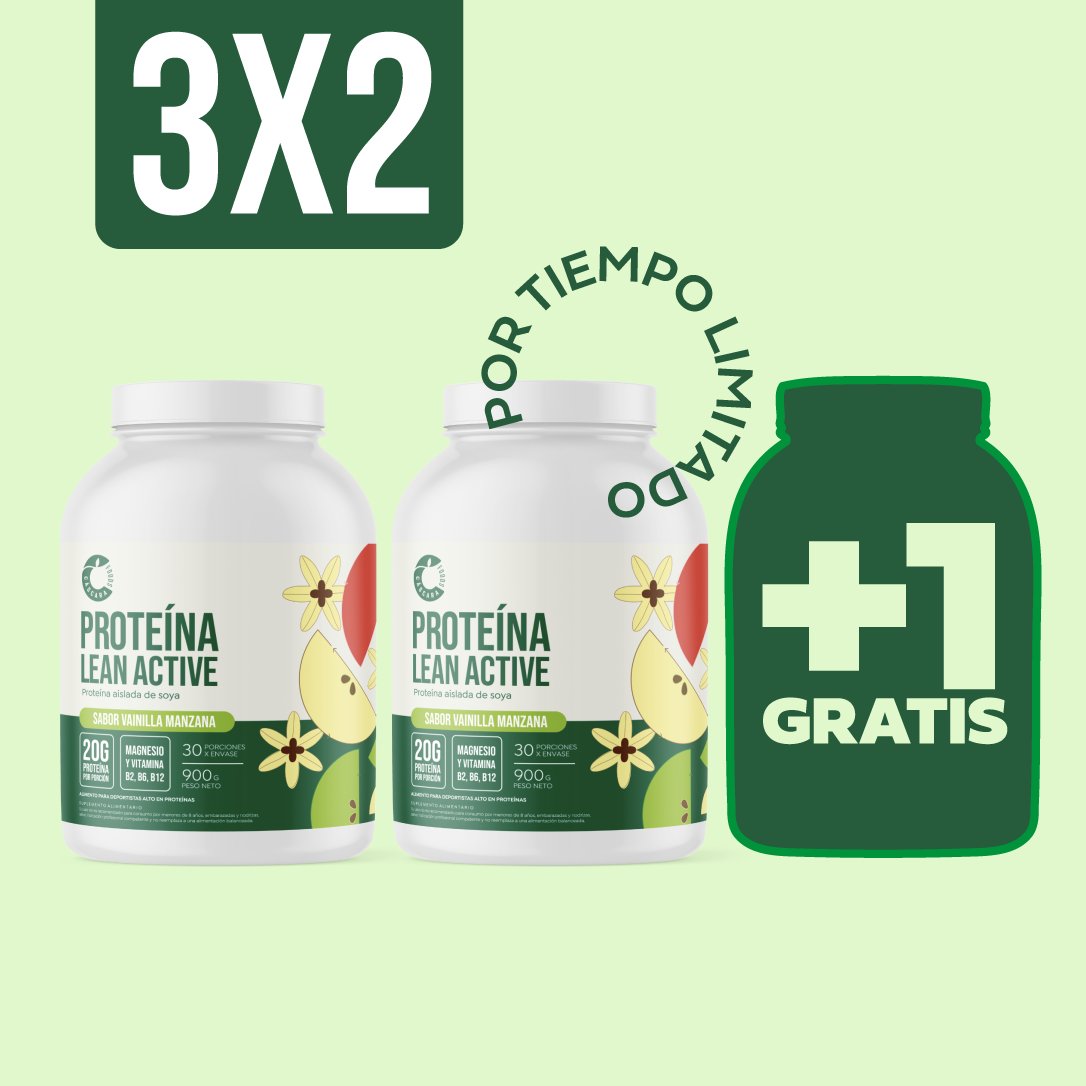 Proteína Vegetal Lean Active 60 días + Una prote GRATIS