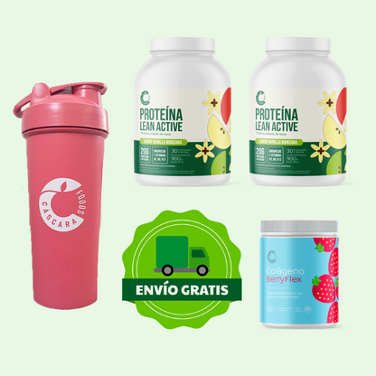 Pack Nutrición & Rendimiento: 2 Proteínas + Colágeno Berryflex + Ecoshaker + Envío Gratis