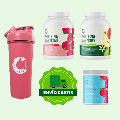 Pack Nutrición & Rendimiento: 2 Proteínas + Colágeno Berryflex + Ecoshaker + Envío Gratis