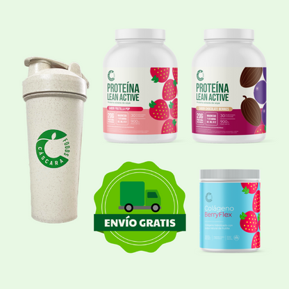 Pack Nutrición & Rendimiento: 2 Proteínas + Colágeno Berryflex + Ecoshaker + Envío Gratis