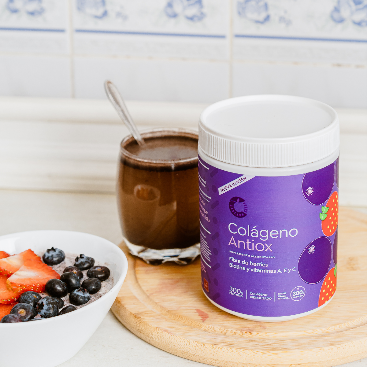 Mix Colágeno Antiox + Batido SuperGreens