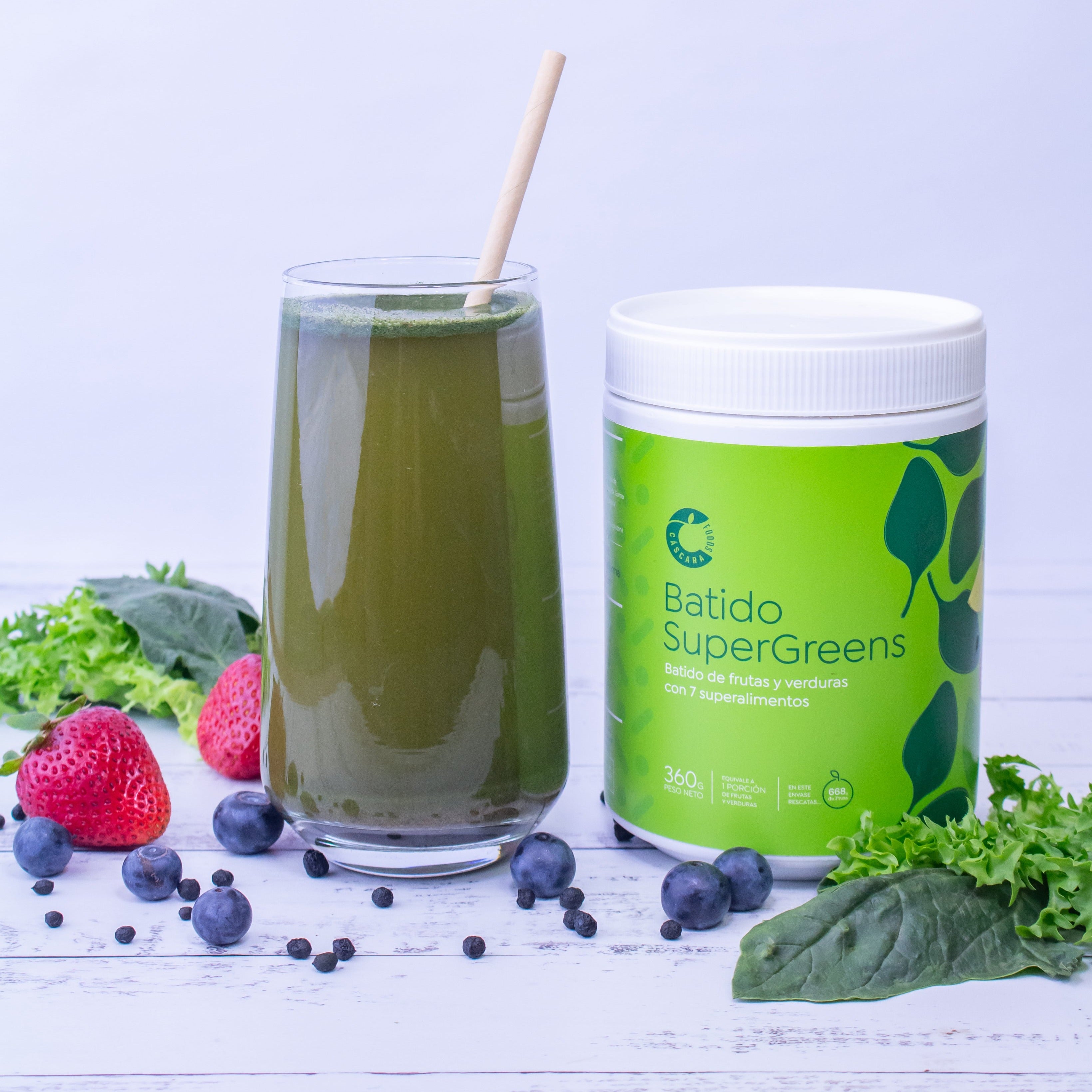 Batido SuperGreens 60 días + 1 Producto gratis